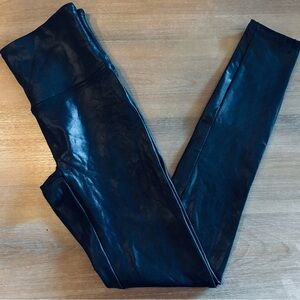 Spanx Faux Leather Leggings in Black, Medium